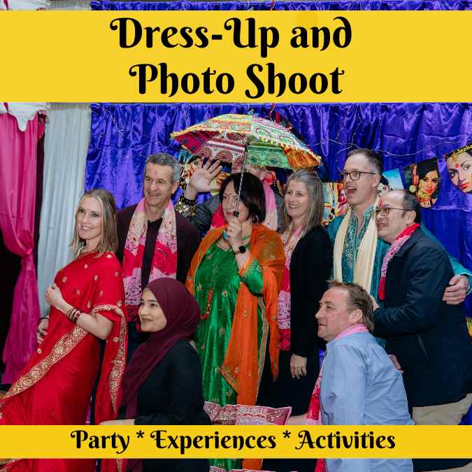 Traditional Indian Dress Up and Professional Photo Shoot in Auckland New Zealand for corporate and private party