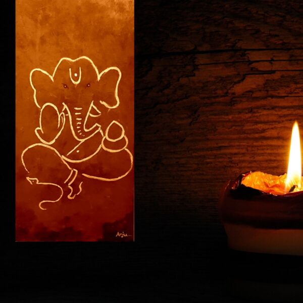 Indian Ganesha Painting for hire